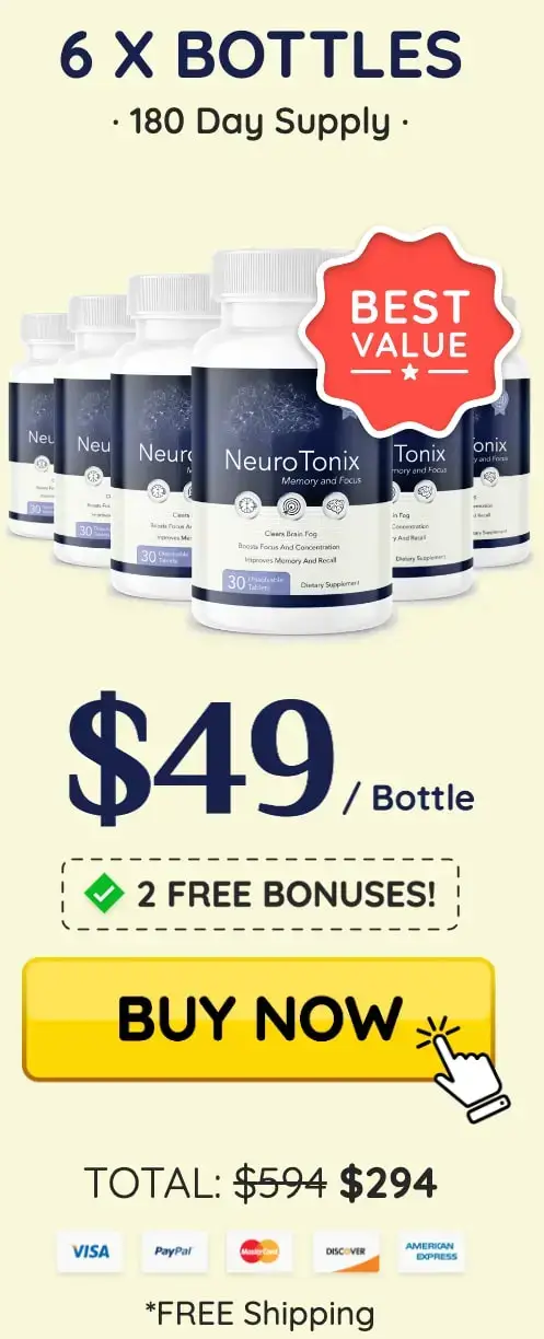 NeuroTonix - 6 Bottles